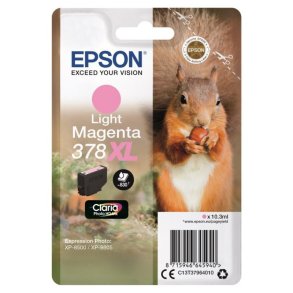 Epson original bl�kpatron T378XL - Lys Magenta XL - 10,3 ml - 378XL Egern