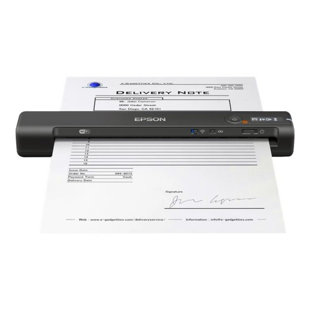 Epson WF ES-60W - Mobil Scanner - A4 - 600x600 dpi - 4 sek./scan - USB/WiFi