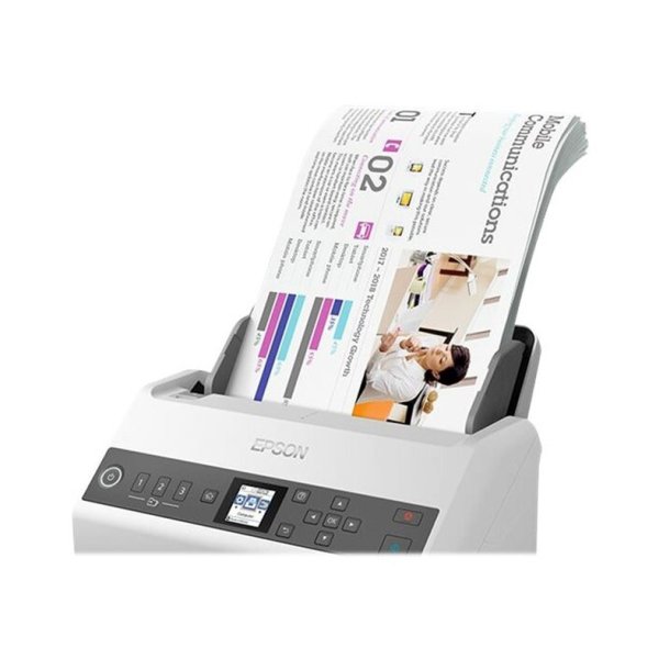 Epson WF DS-730N - Dokument scanner- A4 - Duplex - 600x600 dpi - 40 s/minut - USB/LAN