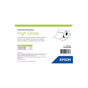 Epson High Gloss Label rulle 102mm x 33m - selvkl�bende inkjet etiketter