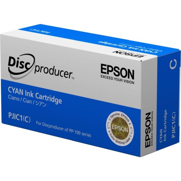 Epson original blkpatron S02 - Cyan - 31,5 ml - DiscProducer PP-50/100