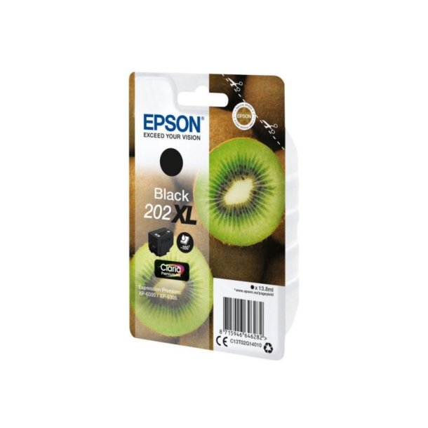 Epson original blkpatron T202XL - Sort XL - 13.8 ml - 202XL Kiwi