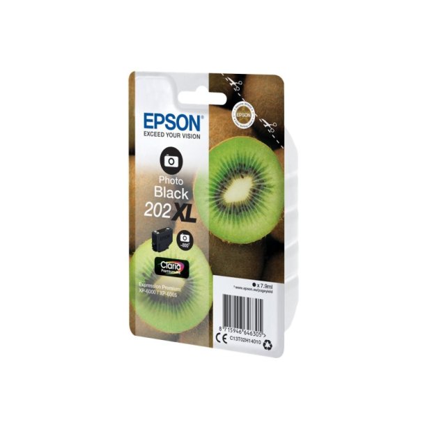 Epson original blkpatron T202XL - Foto-Sort XL -7.9 ml - 202XL Kiwi