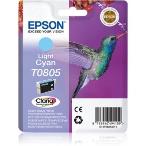 Epson original bl�kpatron T080 - Lys Cyan - 7,4 ml - 080 Kolibri