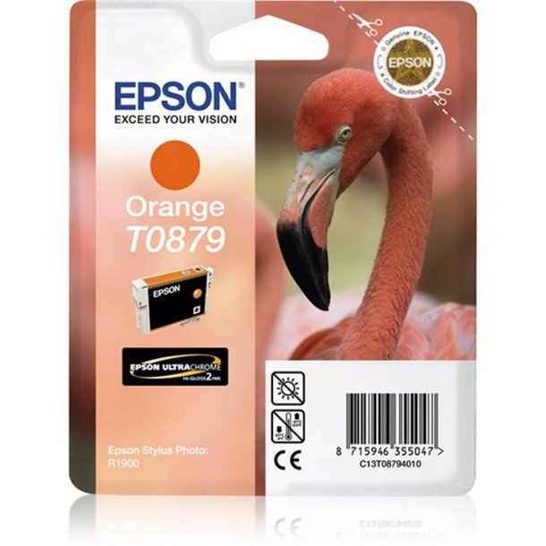 Epson original blkpatron T087 - Orange - 11.4 ml - UltraChrome Hi-Gloss 2