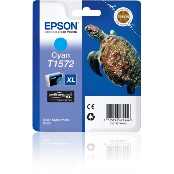 Epson original blkpatron T157 - Cyan - 25,9 ml - UltraChrome K3