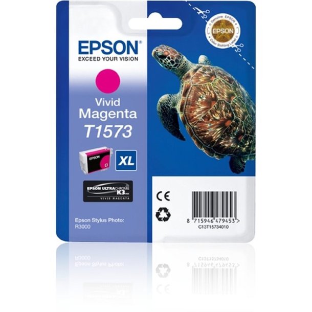 Epson original blkpatron T157 - Levende Magenta - 25,9 ml - UltraChrome K3