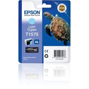 Epson original bl�kpatron T157 - Lys Cyan - 25,9 ml - UltraChrome K3