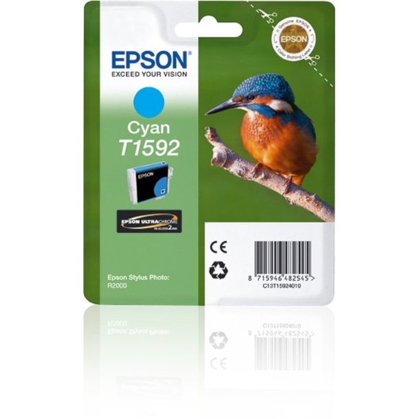 Epson original blkpatron T159 - Cyan - 17 ml - UltraChrome Hi-Gloss 2