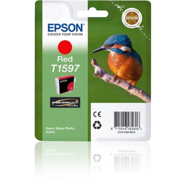 Epson original blkpatron T159 - Rd - 17 ml - UltraChrome Hi-Gloss 2