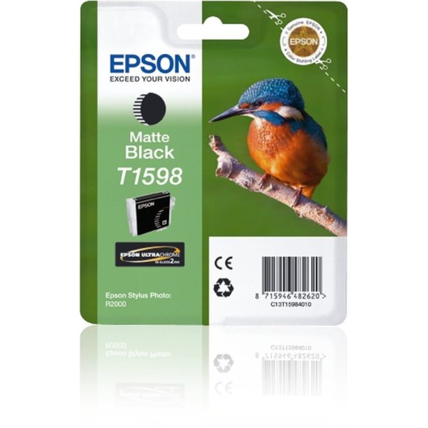 Epson original blkpatron T159 - Mat Sort - 17 ml - UltraChrome Hi-Gloss 2