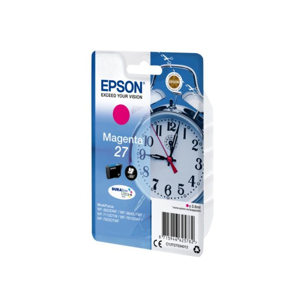 Epson original blkpatron T27 - Magenta - 3,6 ml - 27 vkkeur