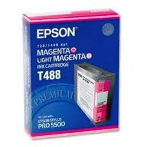 Epson original bl�kpatron T48 - Magenta, Lys Magenta - 110 ml - Stylus Pro 5500