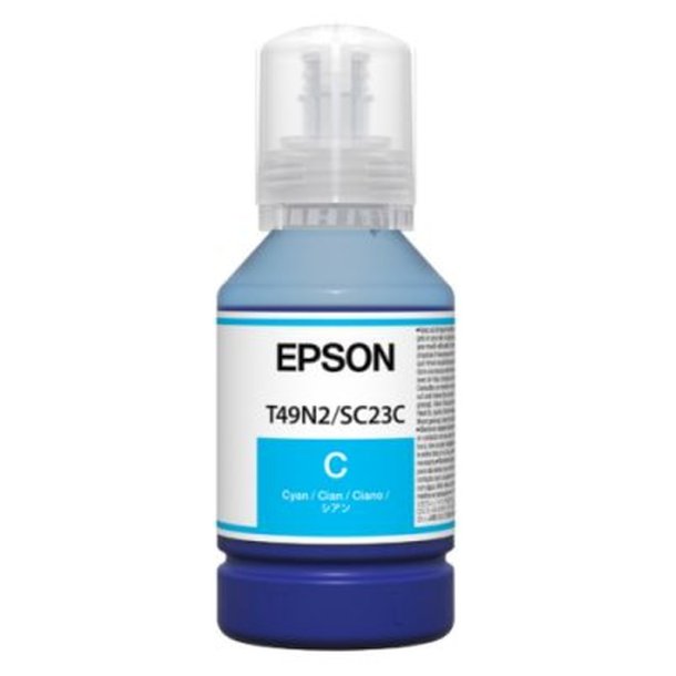 Epson original blkbeholder T49 - Surecolor - Cyan - 140 ml - SC-F100/500/501