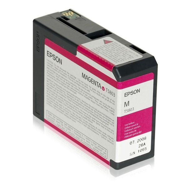 Epson original blkpatron T580 - Magenta - 80 ml - UltraChrome K3