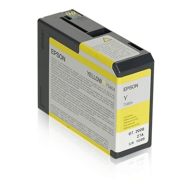 Epson original blkpatron T580 - Yellow - 80 ml - UltraChrome K3