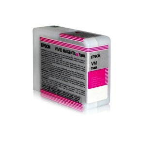 Epson original bl�kpatron T580 - Levende Magenta - 80 ml - UltraChrome K3