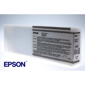 Epson original bl�kpatron T591 - Lys Sort - 700 ml - UltraChrome K3