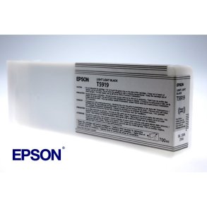 Epson original bl�kpatron T591 - Lys Lys Sort - 700 ml - UltraChrome K3