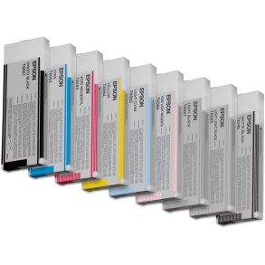 Epson original bl�kpatron T606 - Lys Lys Sort - 220 ml - UltraChrome K3