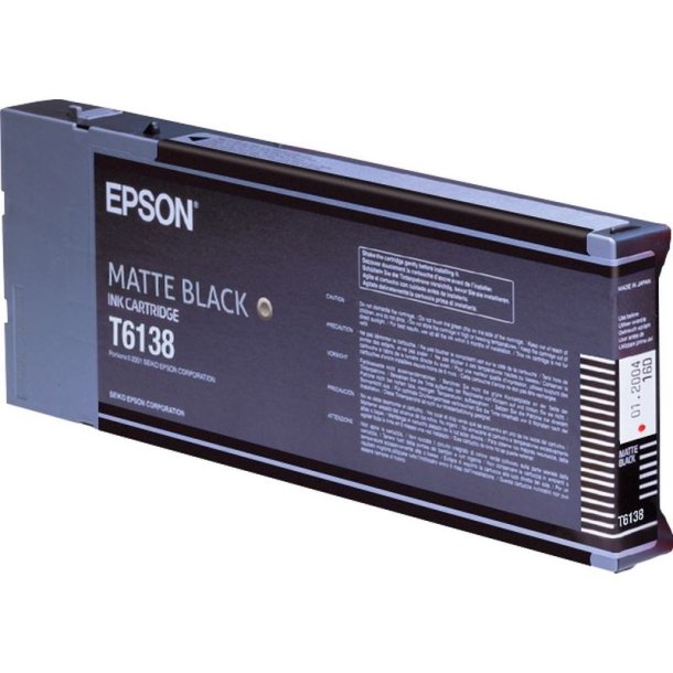 Epson original blkpatron T61 - mat Sort - 110 ml - UltraChrome K3