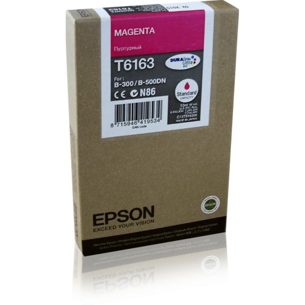 Epson original blkpatron T61 - Business B300/B310/B500/B510 - Magenta L - 3.500 sider