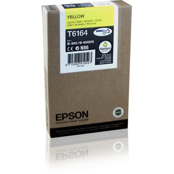 Epson original blkpatron T61 - Business B300/B310/B500/B510 - Yellow L - 3.500 sider