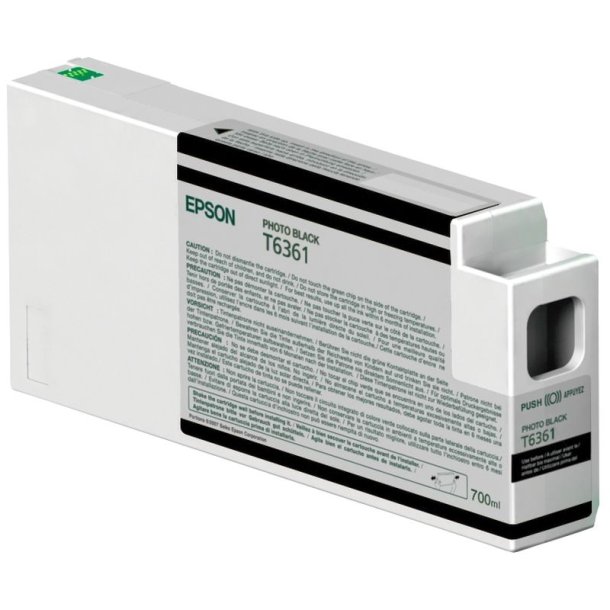 Epson original blkpatron T636 - Foto-Sort - 700 ml - UltraChrome HDR