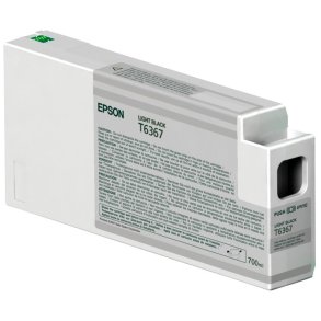 Epson original bl�kpatron T636 - Lys Sort - 700 ml - UltraChrome HDR