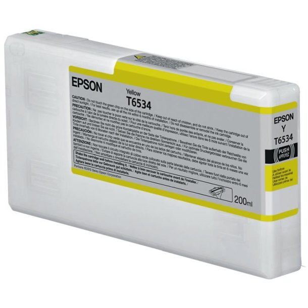 Epson original blkpatron T653 - Yellow - 200 ml - UltraChrome HDR