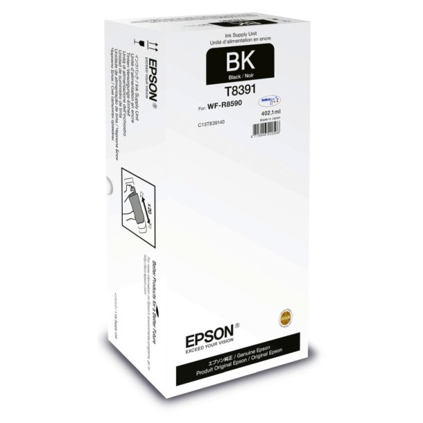 Epson original blkpose T839XL - WorkForce Pro WF-R8590 - Sort XL - 402,1 ml