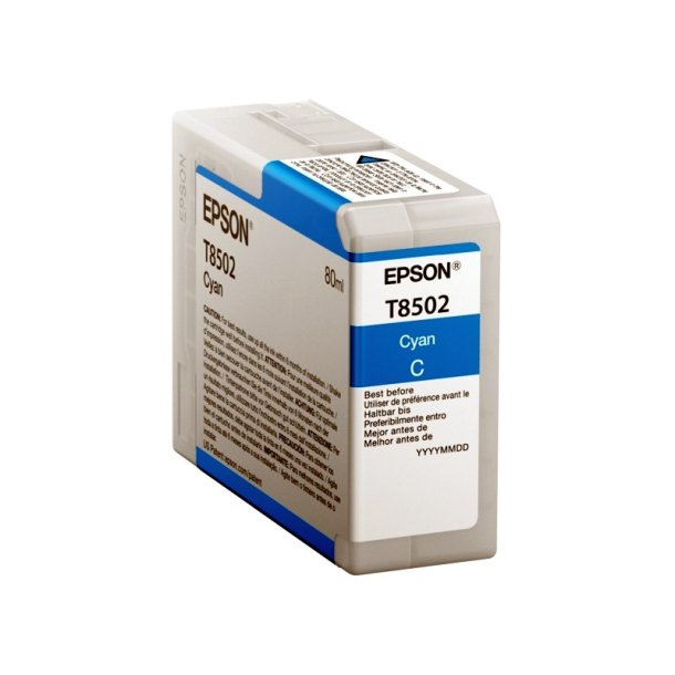 Epson original blkpatron T080 - Cyan - 80 ml - UltraChrome HD