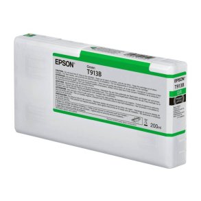 Epson original bl�kpatron T913 - Gr�n - 200 ml - UltraChrome HDR