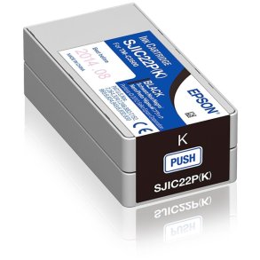 Epson original blkpatron S02 - Sort - 32,6 ml - ColorWorks TM-C3500