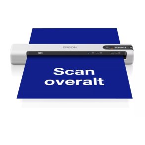 Epson DS-80W A4 Mobil Scanner - USB/WiFi - med batteri