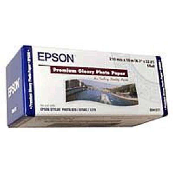 Epson 8,3" Premium Glossy Fotopapir - 210mm x 10m - 255g - 1 rulle papir 