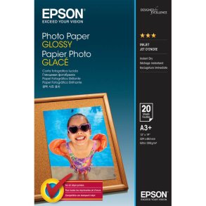 Epson A3 Glossy Fotopapir - 329mm x 483mm - 200g - 20 ark papir