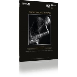 Epson A2 Traditional Soft-Glossy fotopapir - 420mm x 594mm - 330g - 25 ark papir
