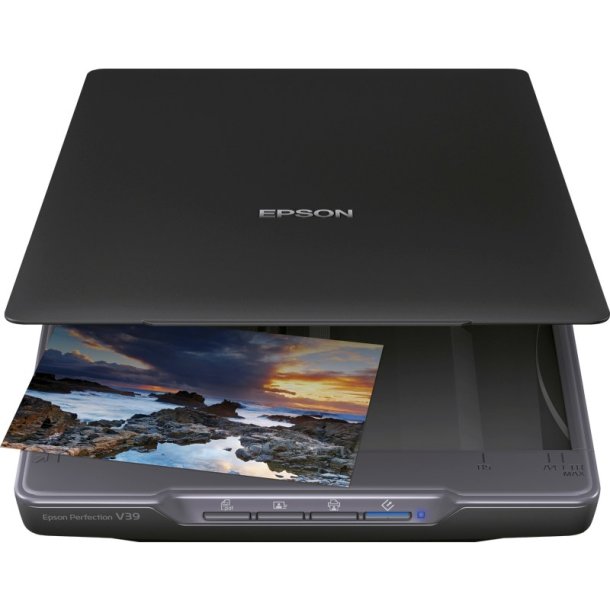 Epson Perfection V39II - Foto &amp; Dokument - Flatbed scanner - A4 - 4800 dpi - 10sek/scan - USB