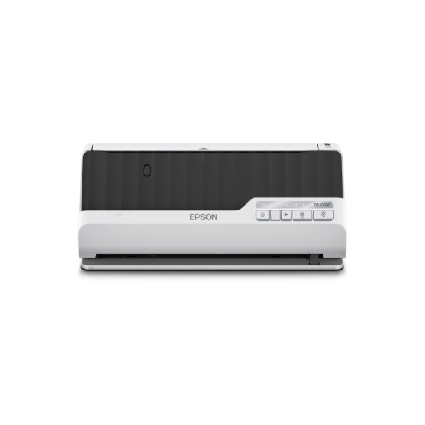 Epson DS-C490 ADF + Ark-fodret scanner - 600 x 600 dpi - A4 - Sort/Hvid