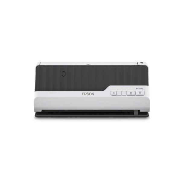 Epson DS-C330 ADF + Ark-fodret scanner - 600 x 600 dpi - A4 - Sort/Hvid