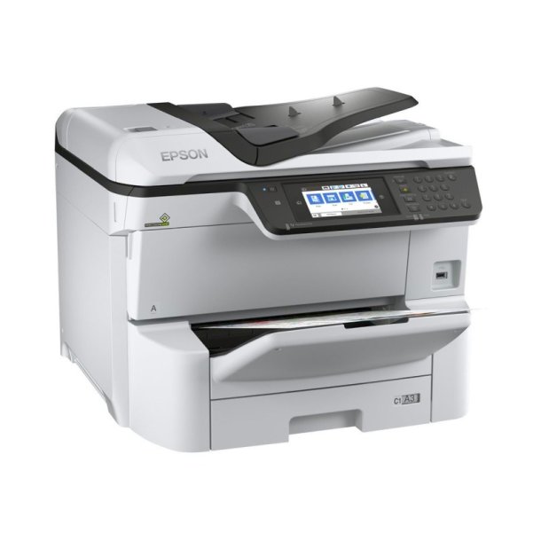 Epson Workforce Pro<br>WF-C8690DWF kopimaskine<br>A3 Farve blk Multifunktion