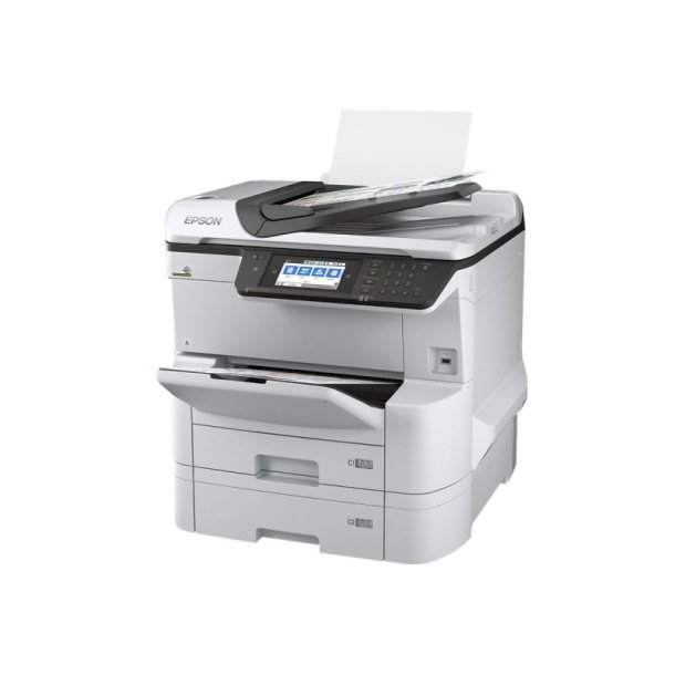 Epson Workforce Pro<br>WF-C8690DTWF kopimaskine<br>A3 Farve blk Multifunktion