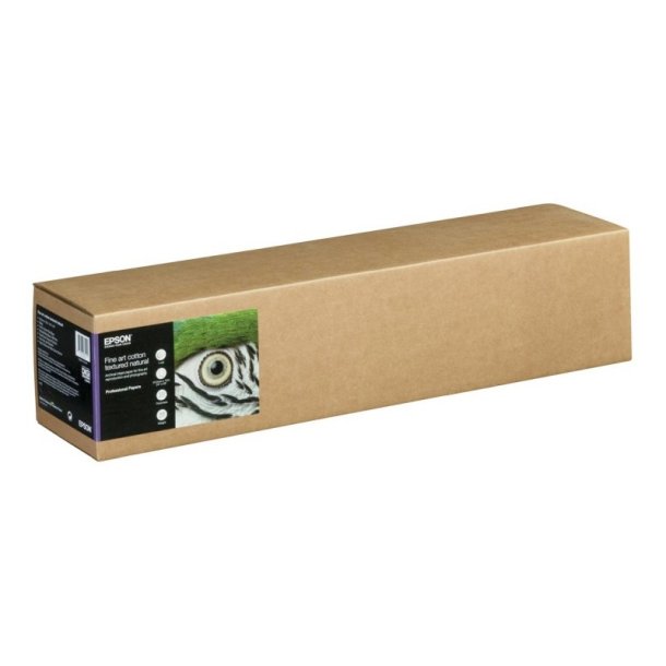 Epson 24" Fine Art - Bomuld - mat Textured naturlig - 610mm x 15m - 300 g/m&sup2; - 1 rulle kludepapir 