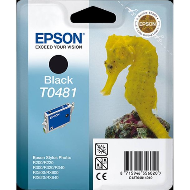 Epson original blkpatron T04 - Sort - 13 ml - 48 Shest