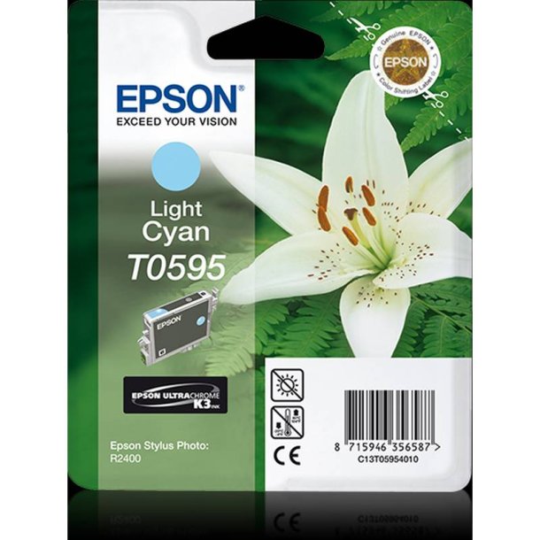 Epson original blkpatron T059 - Lys Cyan - 13 ml - UltraChrome K3