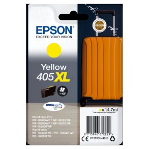 Epson original bl�kpatron T405XL - Yellow XL - 14,7 ml - 405XL Kuffert