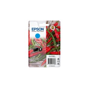 Epson original bl�kpatron T503 - Cyan - 3,3 ml - 503 Chili