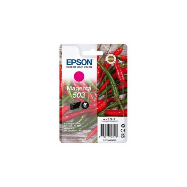 Epson original blkpatron T503 - Magenta - 3,3 ml - 503 Chili