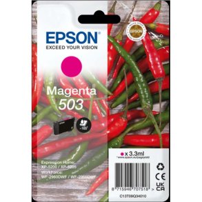 Epson original bl�kpatron T503 - Magenta - 3,5 ml - 503 Chili